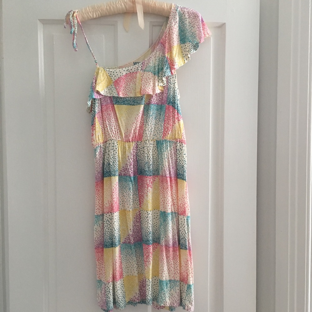 Vans Ruffle Shoulder Summer Dress